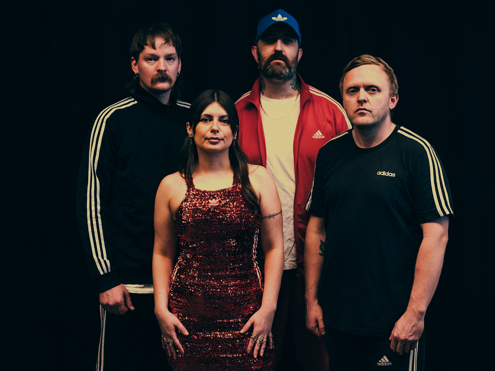 Das offizielle Pressefoto der Band Blood Command aus Norwegen.
