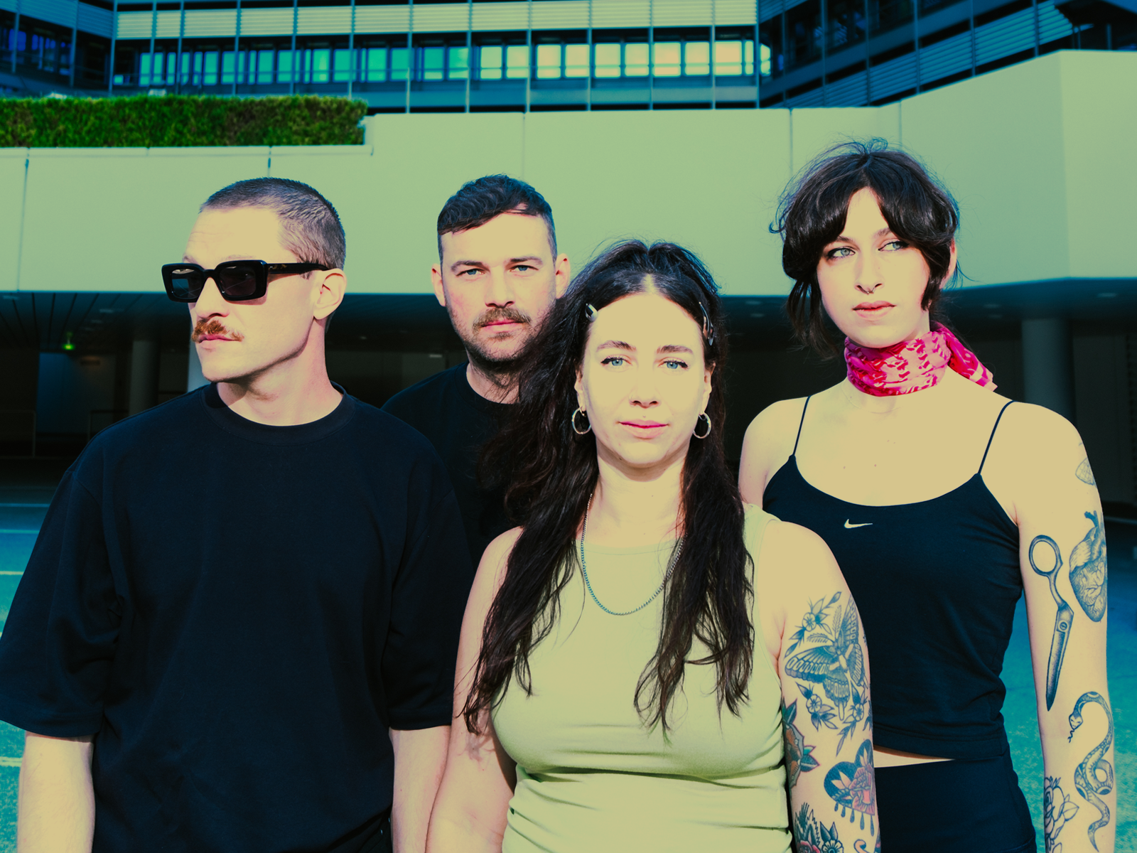 Das offizielle Pressefoto der Band Rauchen aus Deutschland.