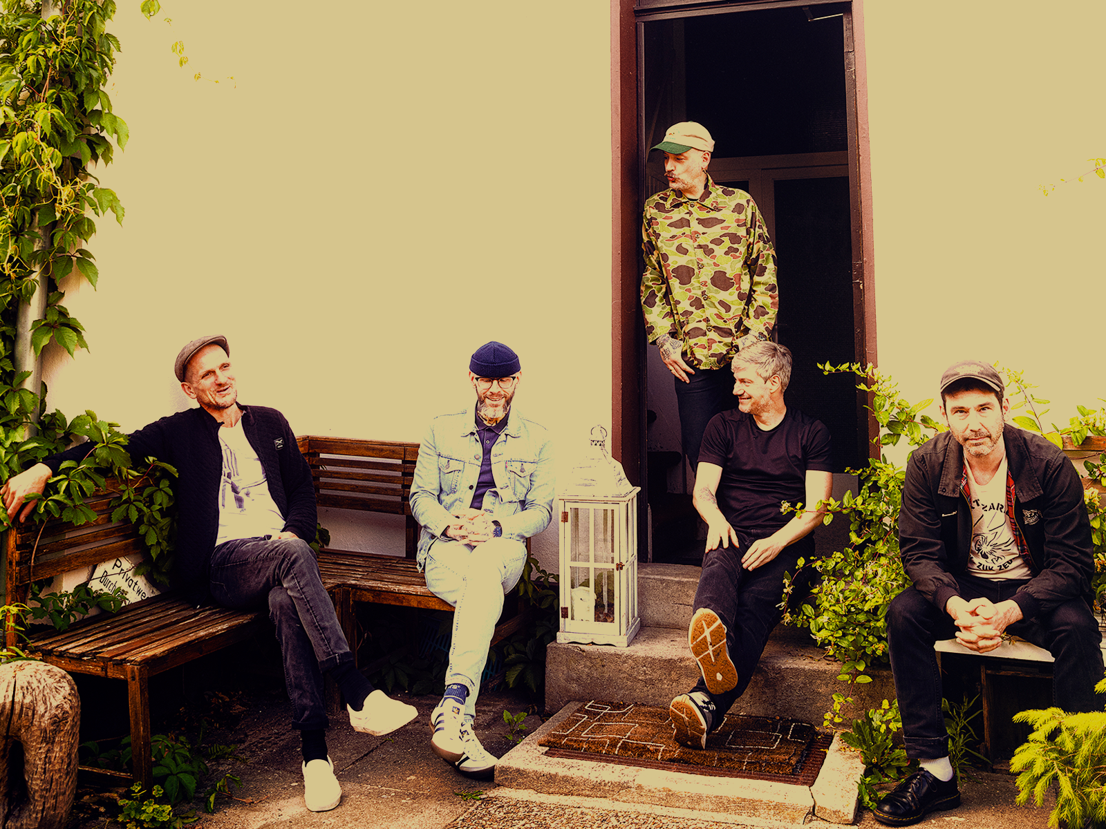 Das offizielle Pressefoto der Band Turbostaat aus Deutschland.