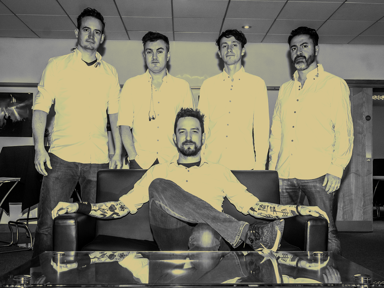 Das offizielle Pressefoto der Band Frank Turner & The Sleeping Souls aus UK.