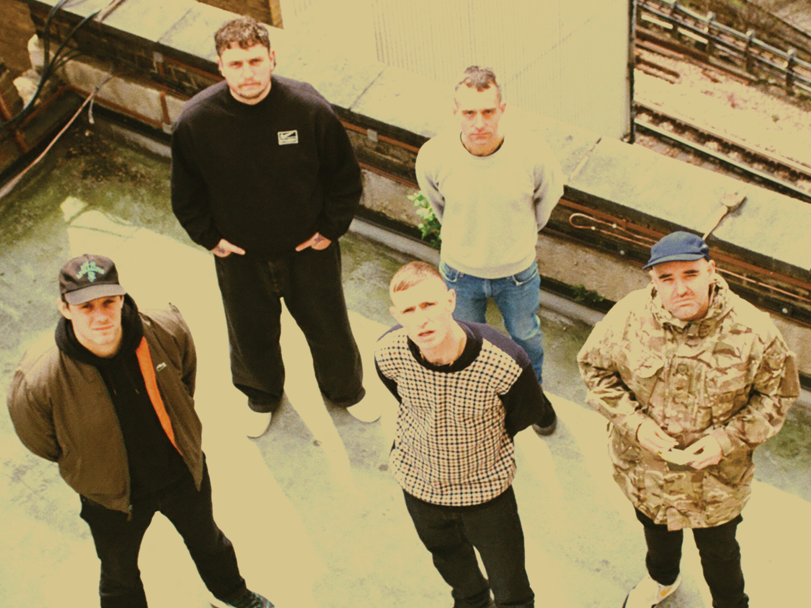 Das offizielle Pressefoto der Band High Vis aus UK.