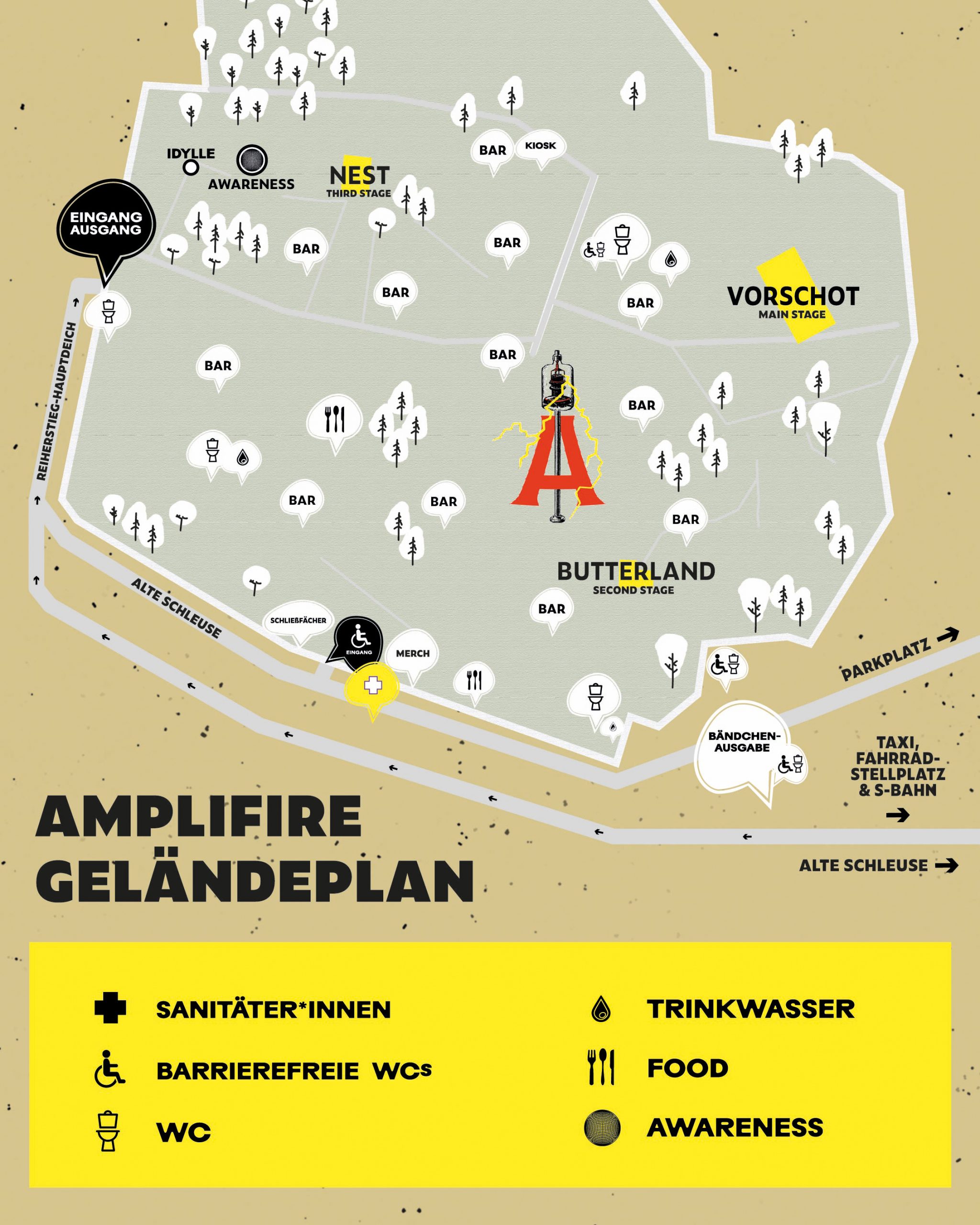Amplifire Festival 2026 Geländeplan